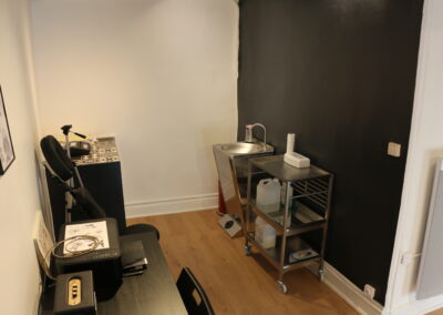Coin transfert et lave main boutique