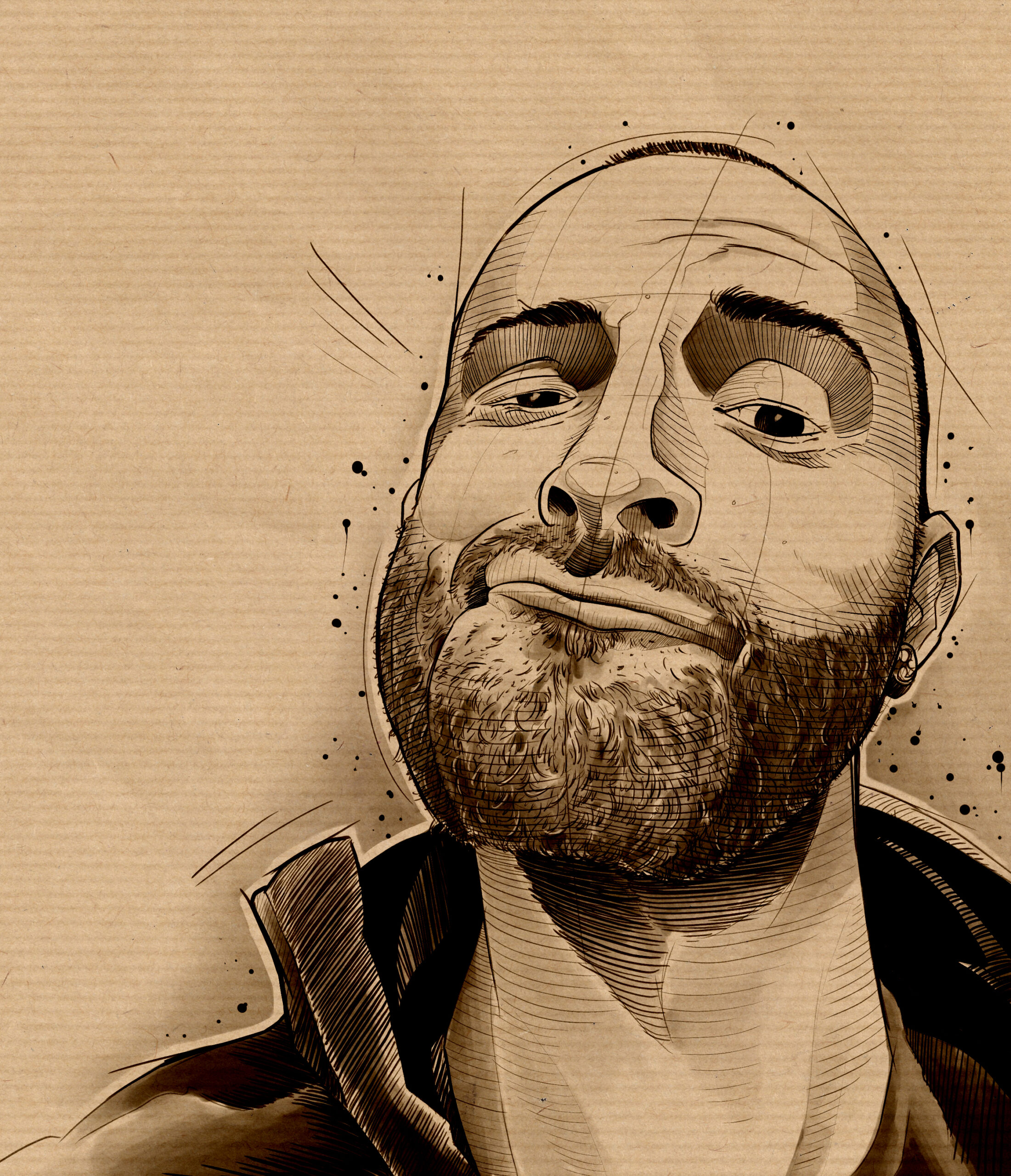 Autoportrait Ju Sketchy