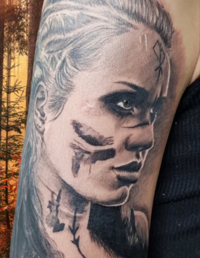 Tatouage Valkyrie by Mika